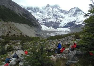 Valle Francés y Glaciar